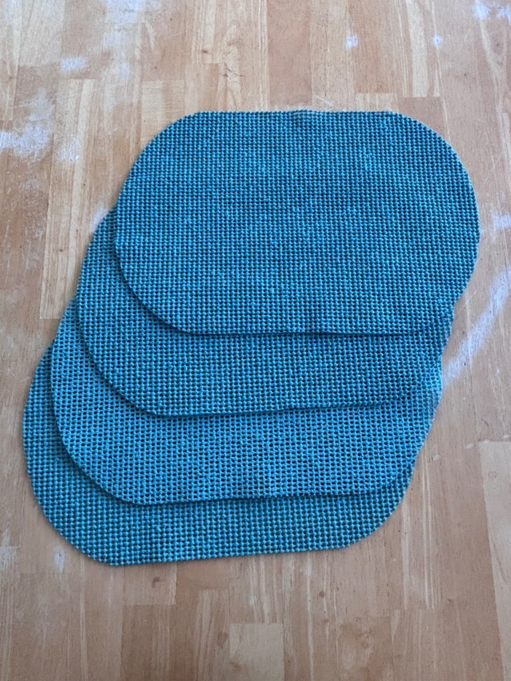 4 Teal Placemats